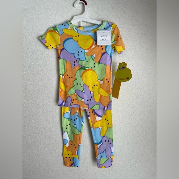 Peeps Colorful Kids Pajamas Set size 3T-NWT - Picture 3 of 3
